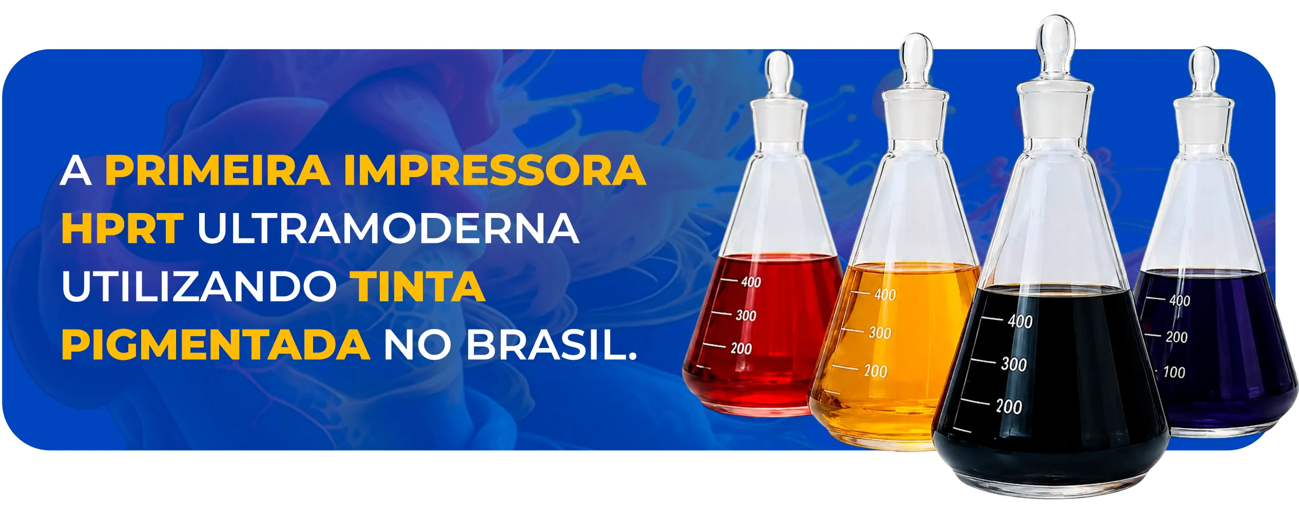 A PRIMEIRA IMPRESSORA HPRT ULTRAMODERNA UTILIZANDO TINTA PIGMENTADA NO BRASIL.